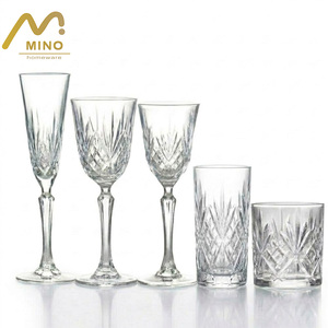 Juego <span class=keywords><strong>de</strong></span> <span class=keywords><strong>Copas</strong></span> <span class=keywords><strong>de</strong></span> Vino Vintage <span class=keywords><strong>de</strong></span> Cristal Transparente Tallado, <span class=keywords><strong>Copas</strong></span> <span class=keywords><strong>de</strong></span> Vino Tinto con Relieve, <span class=keywords><strong>Copas</strong></span> <span class=keywords><strong>de</strong></span> Vino Blanco para Banquetes <span class=keywords><strong>de</strong></span> Boda, Eventos y Cenas - Product Image 1