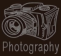 Logo personnalisé transfert de chaleur motifs en fer bling sur patchs modèle transfert de feuille motif conception presse à chaud transfert de strass
