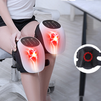 Nowcosy Air Compression Knie massage gerät Vibrations massage, wiederauf lad bares USB-Knie massage gerät mit LED-Bildschirm und Heizung