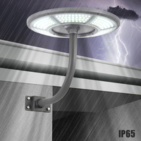 Lampe solaire UFO à monter sur poteau, éclairage extérieur de jardin, capteur de mouvement PIR, éclairage hors réseau, lumière de sécurité pour allée