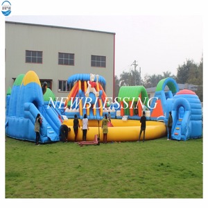 Parque Acuático Inflable Personalizado de Fábrica, Mundo Feliz de Hielo y Nieve, Juego Acuático con Tobogán y Piscina, Parque Acuático Inflable S-123 - Product Image 5