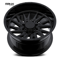 Velg Truk Tempa 20 24 26 28 30 Inch Hitam Off-road Deep Dish 8x170 8x180 Velg Pick Up untuk Truk F150 Silverado 2500