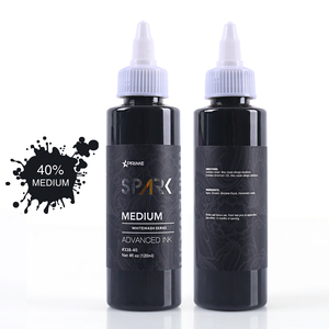 Spark Factory Custom 4OZ 120ML Lavado blanco Pintura increíble Pigmento Cuerpo <span class=keywords><strong>Piel</strong></span> Triple <span class=keywords><strong>Tinta</strong></span> <span class=keywords><strong>negra</strong></span> Tatuajes de mariposa - Product Image 6