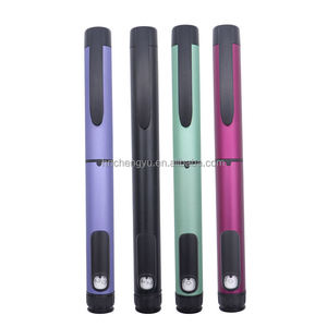 80IU <b>Refillable</b> Metal Injection <b>Pen</b> with 3ml Cartridge, Auto Lock Control and Red Aluminum Cap for Insulin Delivery - Product Image 3