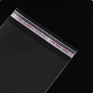 Nhà Máy bán hàng trực tiếp Nắp kéo giấy bóng kính trong suốt dính <span class=keywords><strong>OPP</strong></span> Túi cho bao bì điện thoại di động và quần áo - Product Image 3