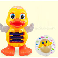 Juguetes Educativos de Plástico para Bebés, Pato Bailarín con Luz y Música, Venta al Por Mayor