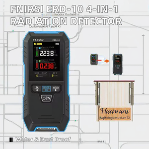 Detector de Radiación Electromagnética 4 en 1 FNIRSI ERD-10, Medidor de Intensidad de Campo Electromagnético, Potencia de RF, Inspecciones de Temperatura, 1 Año - Product Image 2