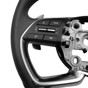 Hyundai Steering <b>Wheel</b> Leather 3 <b>Spoke</b> Classic Style With Multi Function Buttons For Sonata Elantra IX25 - Product Image 2