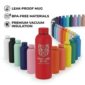 Bouteille d'eau en acier inoxydable sans BPA, qualité <span class=keywords><strong>alimentaire</strong></span> 18/8, isotherme, gourde sport à double paroi, <span class=keywords><strong>thermos</strong></span> pour l'école - Product Image 1