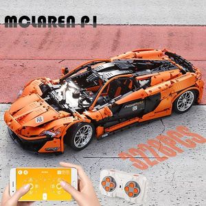 Mould <span class=keywords><strong>King</strong></span> 13090S 3228PZ Serie Auto 1:8 Supercar P1 Arancione Statica Modello a Blocchi di Costruzione Giocattolo Tecnico Educativo Regalo per Festività - Product Image 2