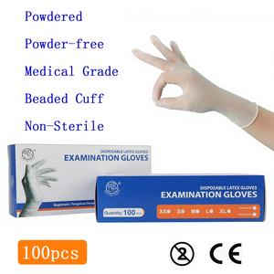 Emergency Medical Disposable Gloves First Aid Exam Gloves Powder Free Latex Free For Ambulance Emergency Response