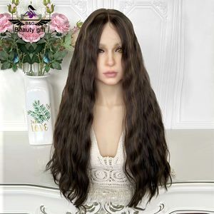 Ingrosso capelli umani crudi vergini liberi parte piena di capelli capelli castani evidenziano la pelle come vere parrucche anteriori in pizzo Kosher Hd - Product Image 3