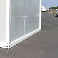 Maison conteneur moderne détachable et portable de 10 pieds, cabine modulaire préfabriquée en kit pour hôtel et usage extérieur