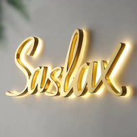 Enseigne LED personnalisable pour entreprise, intérieur/extérieur, très vendue, avec design étanche, couleurs et formes sur mesure