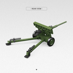 NOUVEAU 300007 Blocs de construction de tracteur-<span class=keywords><strong>remorque</strong></span> T20 de style soviétique avec petit canon, 40 pièces, en plastique, pour garçons - Product Image 5