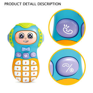 Jouet musical en plastique adorable Jacko Toys, téléphone pour bébé avec lumière - Product Image 5