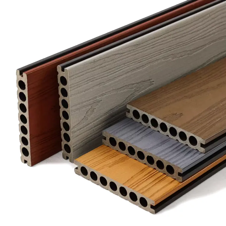 Decking Floor Hollow Wood Plastic Composite Decking Composite Decking Board Waterproof Outdoor Wpc