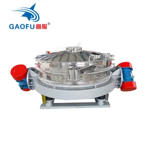 Feldspar powder sifting straight row vibrating sieve separator double vibration source screen