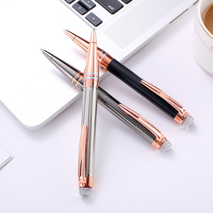 Vendita calda personalizzazione personalizzata <span class=keywords><strong>scrittura</strong></span> per regalo aziendale cancelleria per ufficio penna a sfera in metallo pesante con Logo - Product Image 5