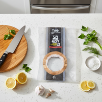 Sacs sous vide durables à haute transparence de qualité alimentaire, scellables à la chaleur, imprimés sur mesure, en PET laminé, pour l'emballage premium de fruits de mer surgelés et de sucre