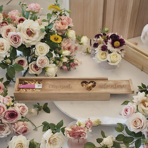 Boîtes à souvenirs d'<span class=keywords><strong>annonce</strong></span> de <span class=keywords><strong>grossesse</strong></span> de douche de bébé en bois conçues sur mesure et écologiques - Product Image 1