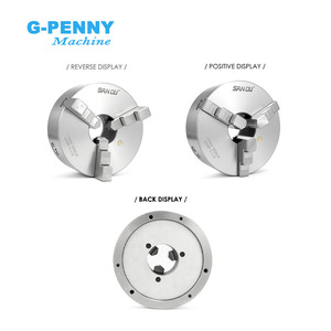 SANOU-mandril de 3 mordazas de 160mm, mandril autocentrado para fresado de grabado <span class=keywords><strong>cnc</strong></span> K11, torno de mandril de 3 mordazas - Product Image 5