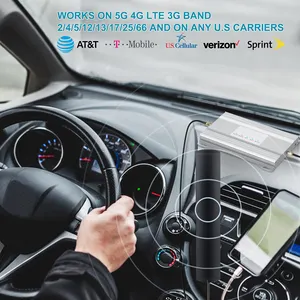 Araç cep telefonu sinyal güçlendirici RV araba SUV römork OTR artırır 5G 4G LTE 3G ağ güçlendirici 5g mobil sinyal tekrarlayıcı
