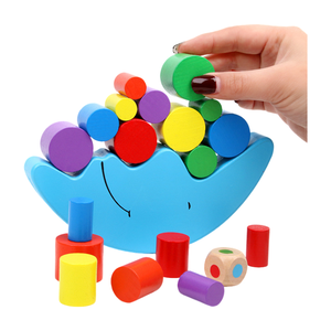 <span class=keywords><strong>Jeu</strong></span> d'empilage de blocs <span class=keywords><strong>en</strong></span> bois <span class=keywords><strong>en</strong></span> forme de lune, jouet éducatif <span class=keywords><strong>pour</strong></span> tout-petits, Montessori, entraînement de la motricité fine, <span class=keywords><strong>jeu</strong></span> de société familial, cadeau - Product Image 6