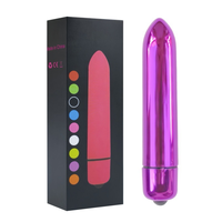 Mini Bullet Vibrator Spielzeug mit Spitzer Spitze 10 Modi G-Punkt Wasserdichtes Silikon Sextoy für Frauen