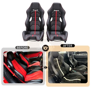 Sedili da <span class=keywords><strong>Corsa</strong></span> Originali per 458 Speciale, <span class=keywords><strong>Sedile</strong></span> Sportivo in Carbonio con Cuciture Rosse in Pelle - Product Image 2