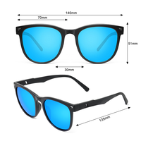 Lunettes de soleil sport polarisées de haute qualité 2026 avec verres PC, lunettes de mode pour hommes et femmes, protection extérieure, personnalisables