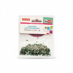 Strass Ilan 2mm Verdi per Artigianato e Decorazioni - Product Image 2