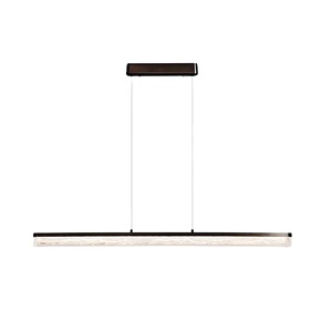 Lámpara de Araña de Diseño Italiano de Alta Gama para Comedor, Moderna, Minimalista, de Cobre, Lámpara Colgante Creativa de Tiras para Comedor - Product Image 5