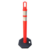 Poteaux de signalisation routière, poteaux de délimitation, poteaux de signalisation de stationnement, poteaux de sécurité routière, poteaux de marquage remplissables