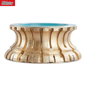 عجلة التجليح الماسية المتكلسة لحافة الحجر، لعجلة تجليخ الطاولات، تشكيل أسطح الحجارة - Product Image 4