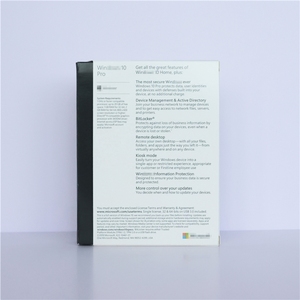 <span class=keywords><strong>Windows</strong></span> <span class=keywords><strong>10</strong></span> <span class=keywords><strong>Pro</strong></span> เวอร์ชันภาษาอังกฤษ <span class=keywords><strong>FPP</strong></span> กล่อง USB3.0 พร้อมใช้งานออนไลน์ รองรับ Mac รับประกัน 6 เดือน จัดส่งฟรี มีสินค้าในสต็อก - Product Image 5