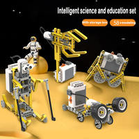 Bloques de Construcción de Plástico Ecológicos para Niños, Robot Programable con Control por Aplicación, Educativo, para Armar, CB9886, 180 Piezas