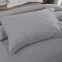 Housse de couette en lin 100% pur lin, couleur avoine, drap de lit naturel, ensemble de literie, reine, roi, simple