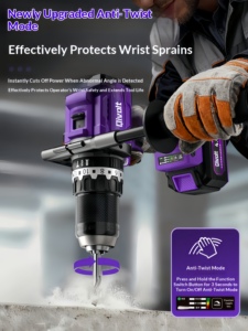 Nuovo Arrivo 2026: <span class=keywords><strong>Trapano</strong></span> <span class=keywords><strong>Avvitatore</strong></span> <span class=keywords><strong>a</strong></span> Batteria Brushless 18V, 180Nm, Set con Batteria e Valigetta - Product Image 6