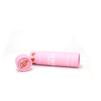 Tubo de Bálsamo Labial de Papel Personalizado OEM, Envase de Cartón para Lápiz Labial, Tubo Cosmético Redondo de Kraft, MOQ Bajo