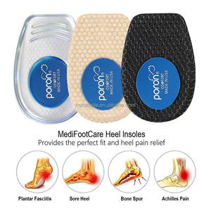 Bantalan Gel Silikon Penyerap Guncangan Lembut, Pelindung Tumit Tugas Berat, Pereda Nyeri Tumit untuk Penyakit Sever's, Plantar Fasciitis - Product Image 5