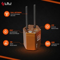 Détecteur Sismique Sans Fil WiFi à Sonde Multi-Capteurs, Étanchéité IP67, Haute Précision 1%, Communication 80m, Écran 8 Pouces