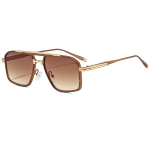 Gafas de Sol Retro de Aviación SPUKA 5258 2026, Protección UV400, Gafas de Sol Cuadradas con Detalles Metálicos, Lentes con Logotipo Personalizado - Product Image 5