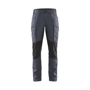 BLAKLADER - 715918459499C30 Women's Service <b>trousers</b> <b>stretch</b> Grey/<b>Black</b> - EAN 7330509499467 <b>WORK</b> <b>TROUSERS</b> CARGO <b>WORK</b> <b>TROUSERS</b> - Product Image 1