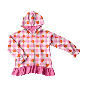 Pre-venta Sudadera con Capucha de Manga Larga para Niñas con Estampado Floral, Ropa de Moda Nueva de Boutique, Venta al por Mayor de Fábrica de Ropa Infantil para Otoño - Product Image 5