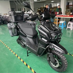 มอเตอร์ไซค์สตรีทไบค์พร้อมที่เก็บของขนาดใหญ่ 72V 3000W รุ่นสำหรับผู้ใหญ่แบบ Step-Through สำหรับการขับขี่ในเมืองและข้ามพรมแดน - Product Image 3