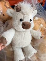 Jouets en peluche mignons Su Gao DiNiu Vache et Taureau à poils longs, poupée de simulation, oreiller rembourré en coton PP, ornement de canapé