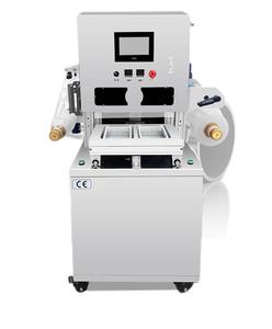 เครื่องซีลสุญญากาศติดฉลากถุงพลาสติกระบบไฟฟ้าอัตโนมัติสำหรับบรรจุภัณฑ์อาหาร - Product Image 1