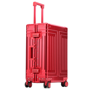 Valises en alliage d'aluminium de haute qualité de 20/24/26 pouces avec serrure TSA Roue universelle étanche Bagages en gros directs d'usine - Product Image 6