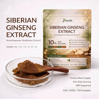 Extrait de racine de ginseng sibérien en poudre, Eleutheroside 10%, Acanthopanax Senticosus, pour les aliments et boissons fonctionnels